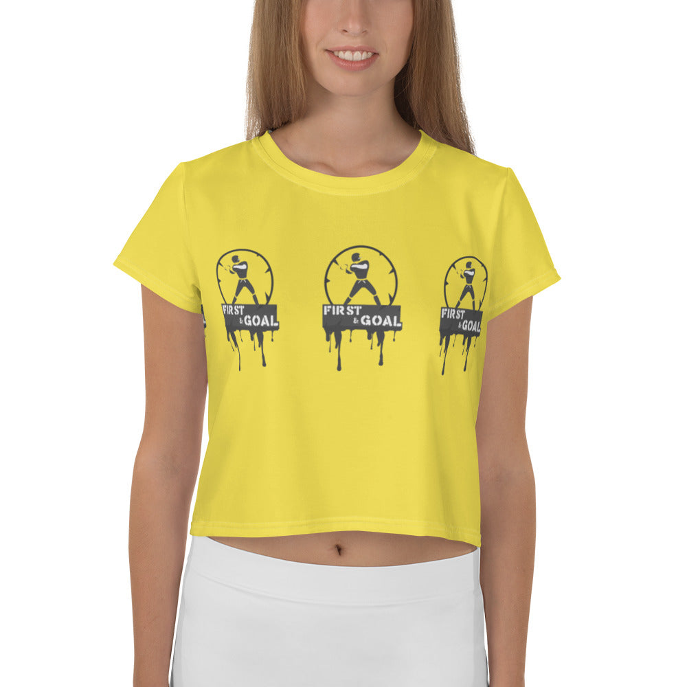 All-Over Print Crop Tee