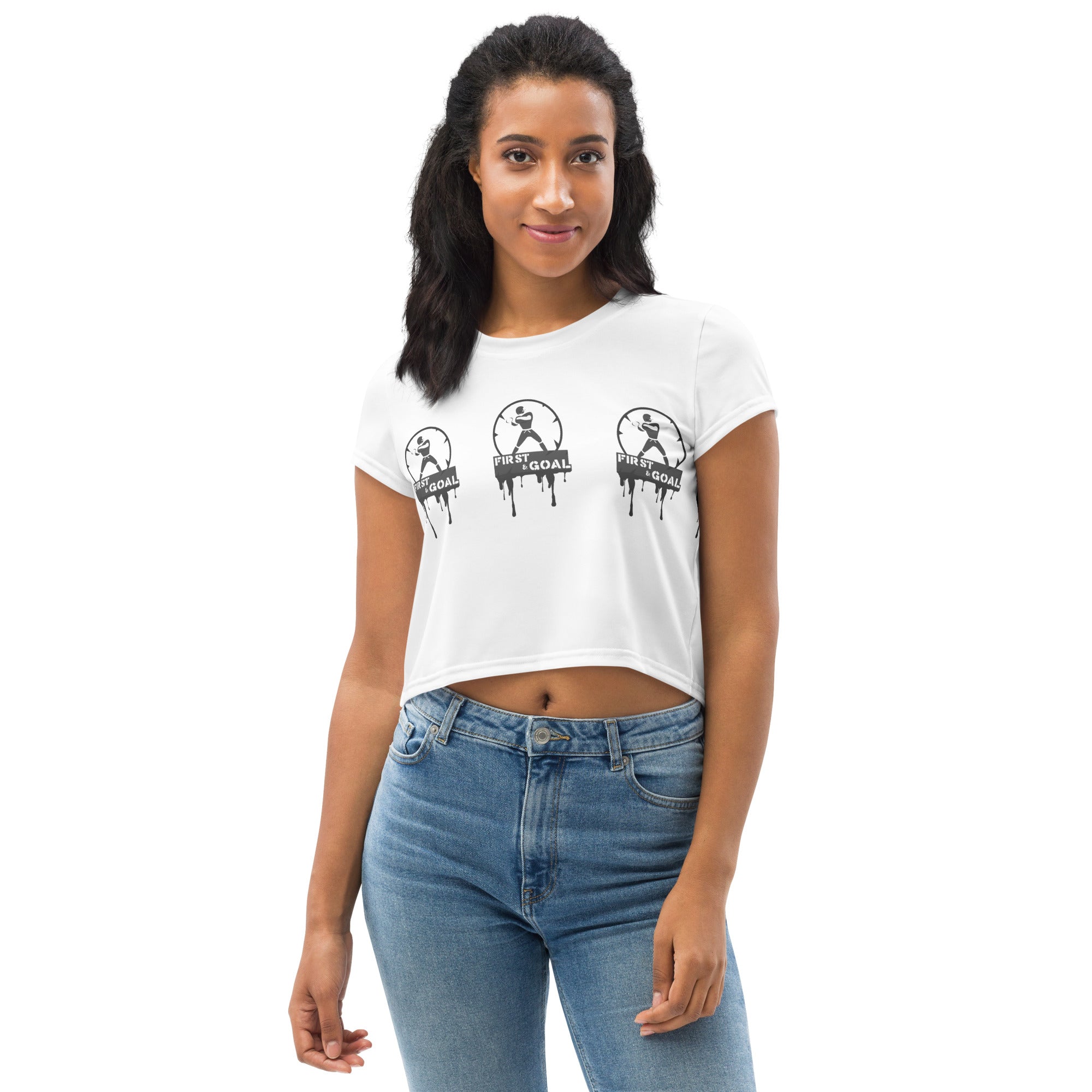 All-Over Print Crop Tee