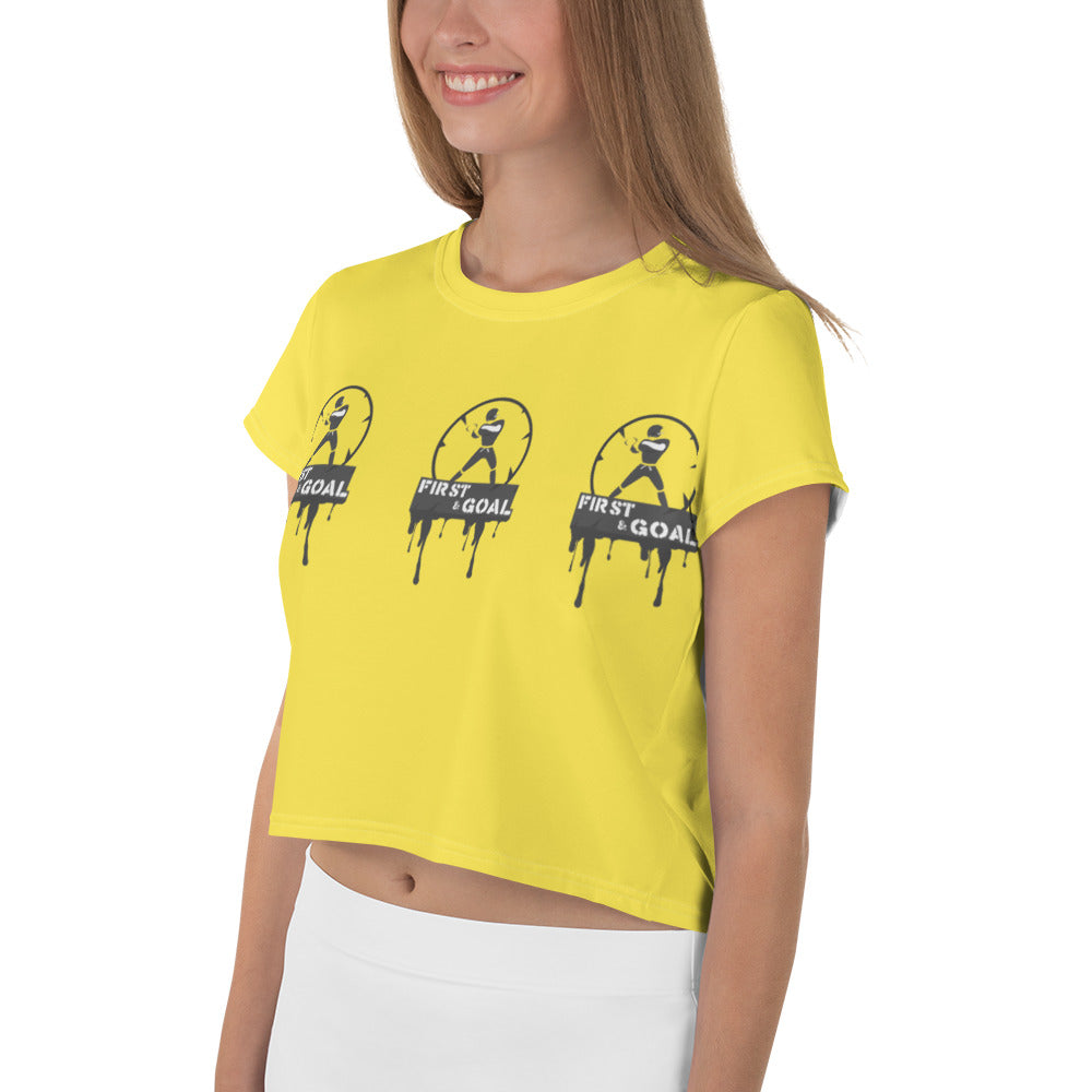 All-Over Print Crop Tee