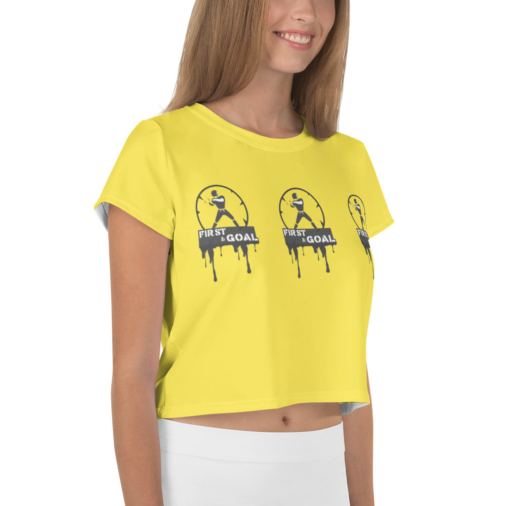 All-Over Print Crop Tee