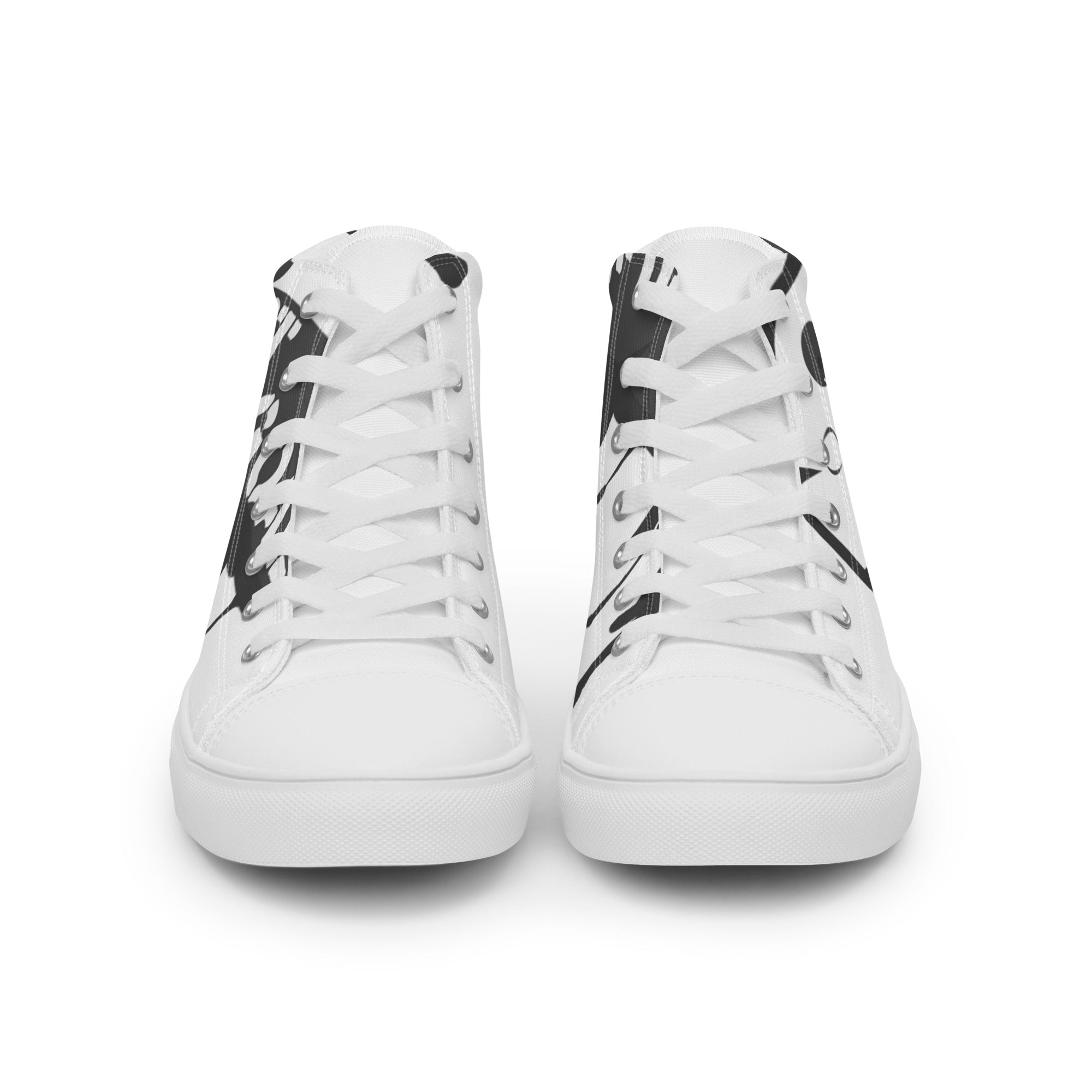 Men’s high top canvas shoes