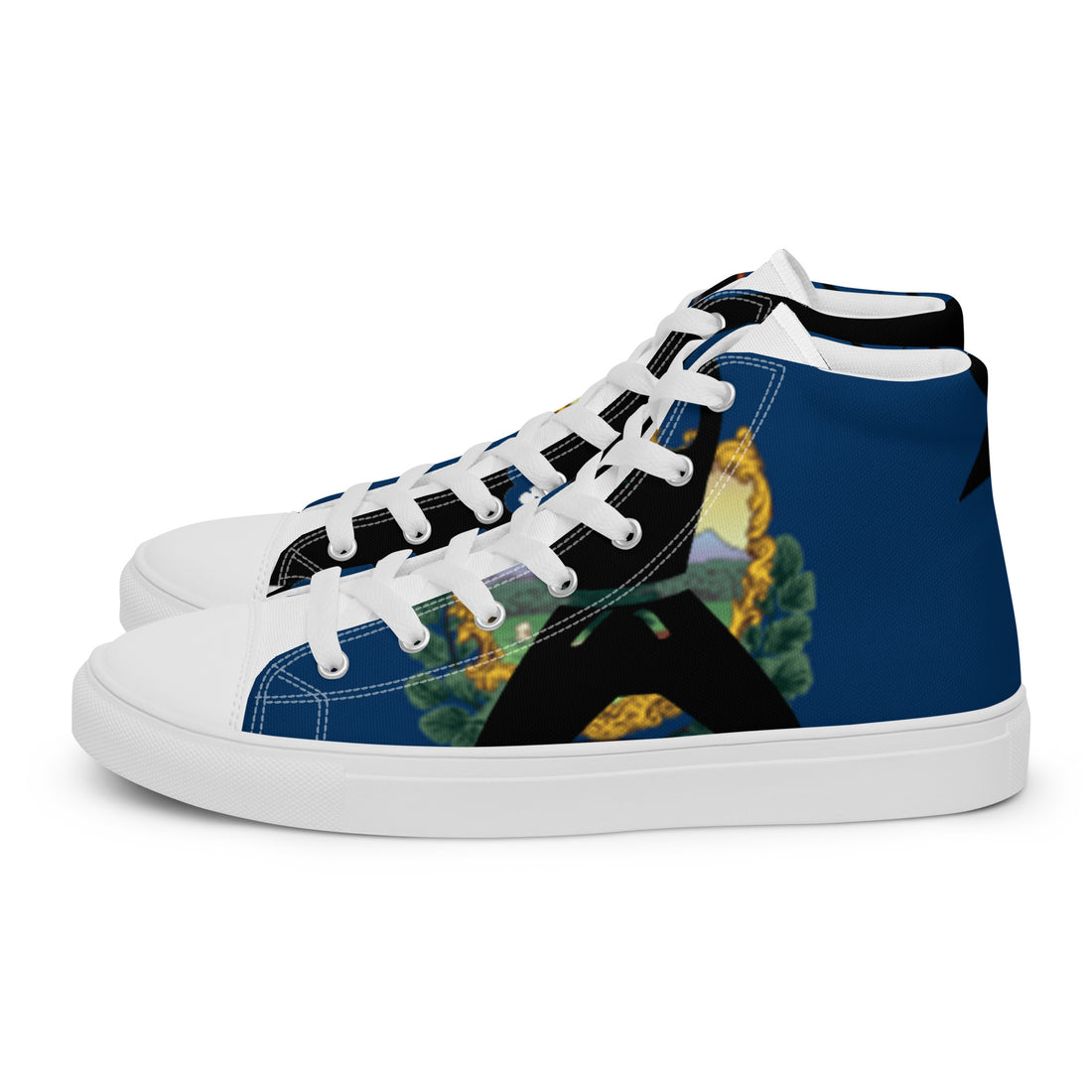 Men’s high top canvas shoes
