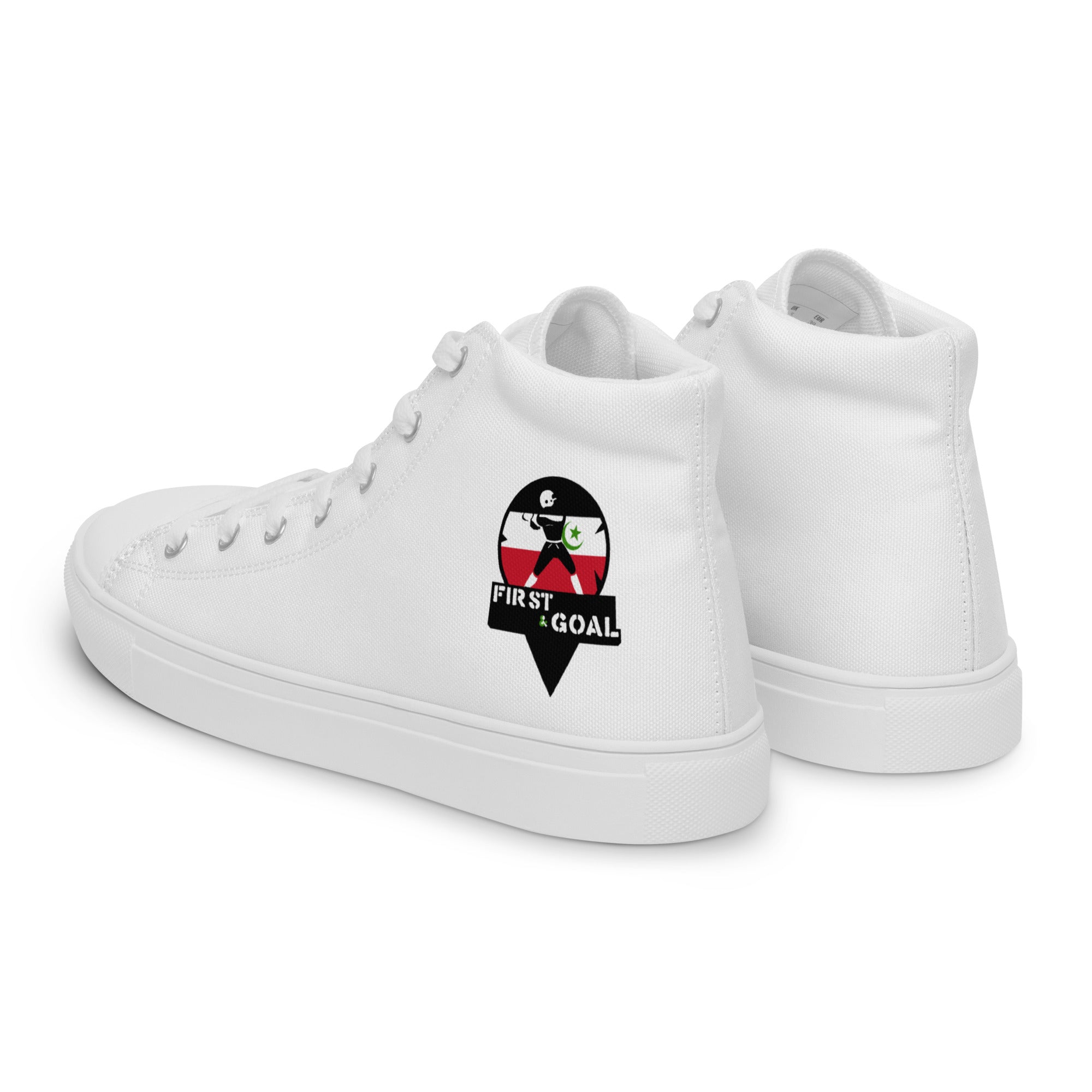 Women’s high top canvas shoes