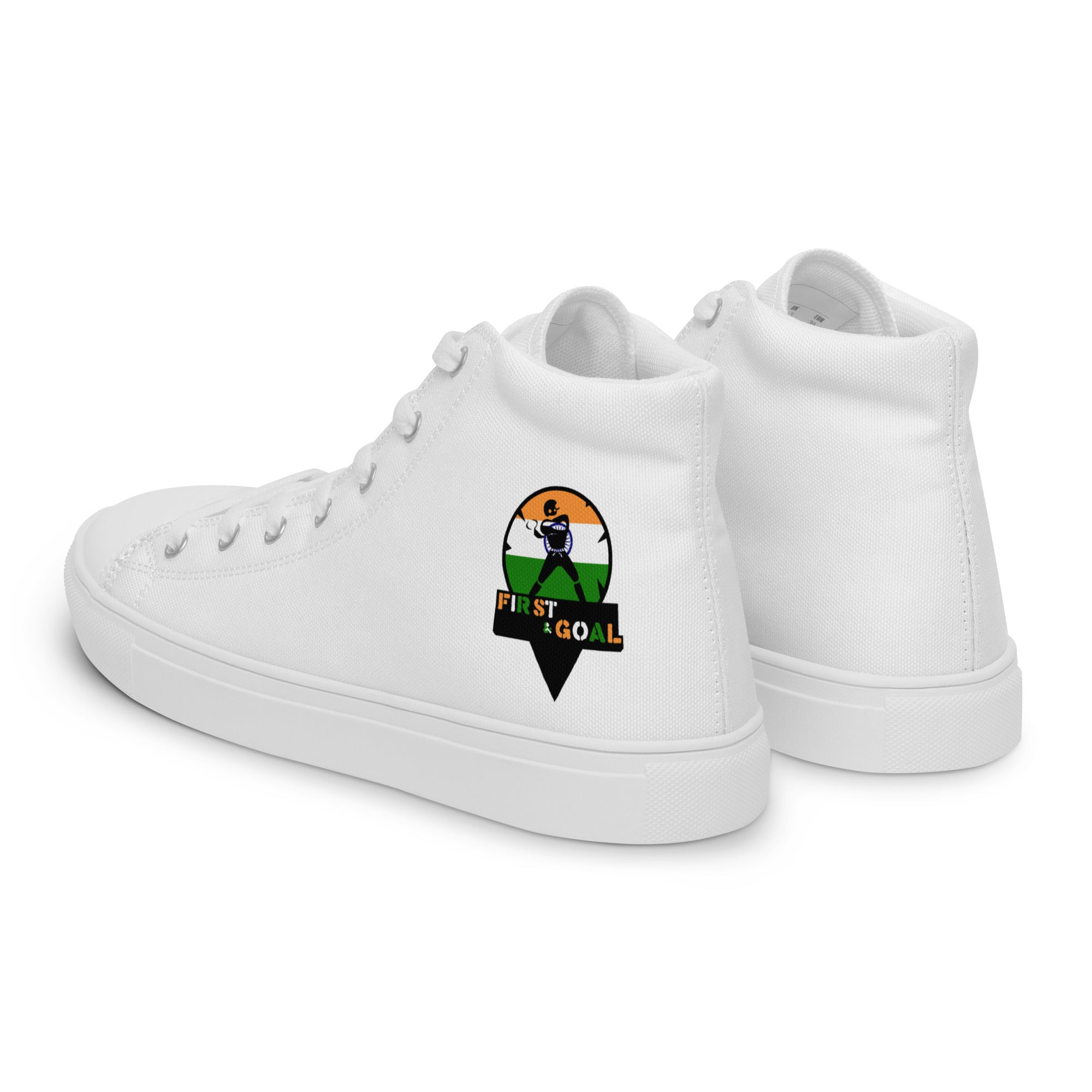 Women’s high top canvas shoes