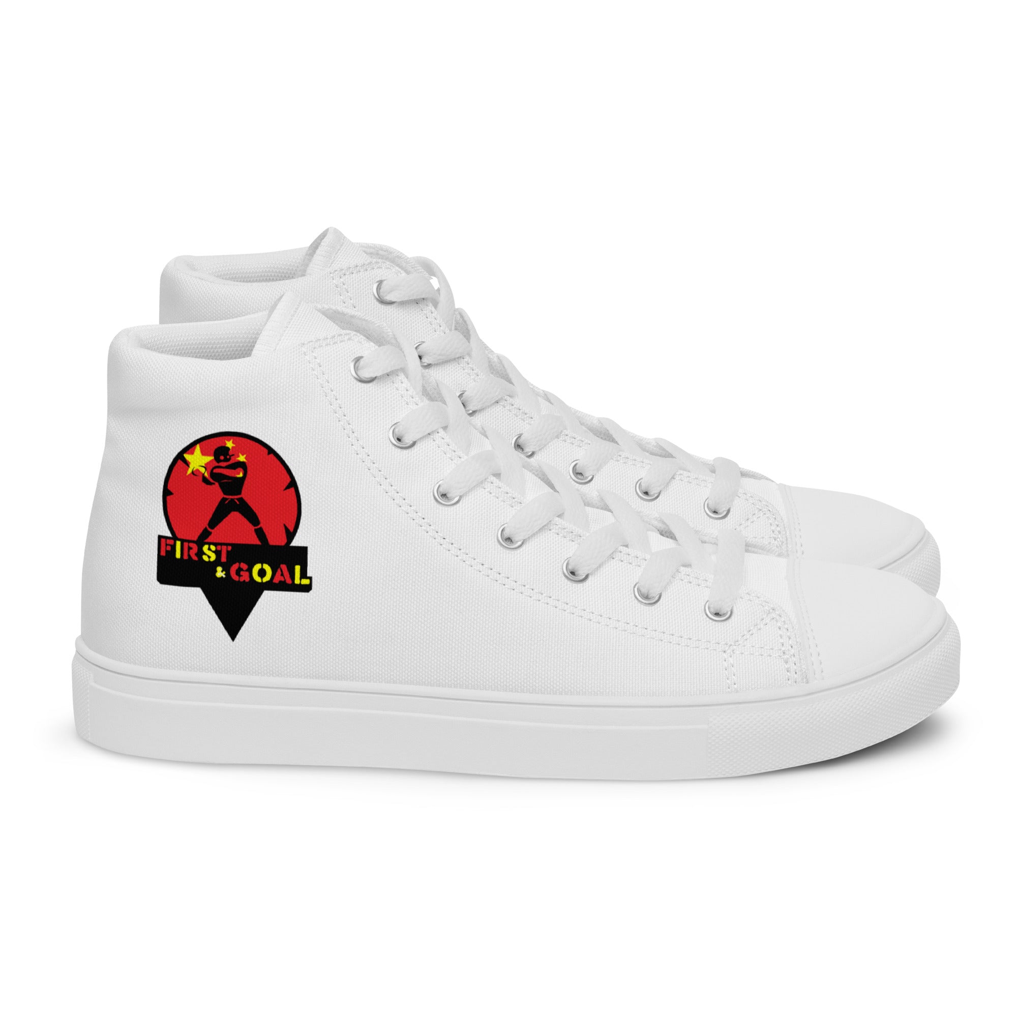 Women’s high top canvas shoes