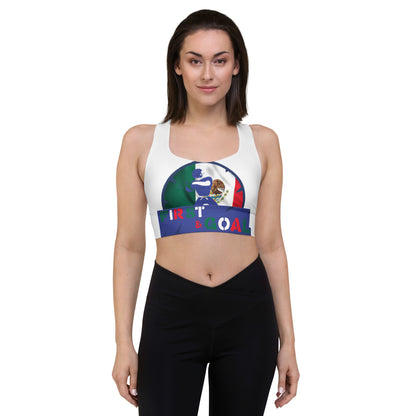 Longline sports bra