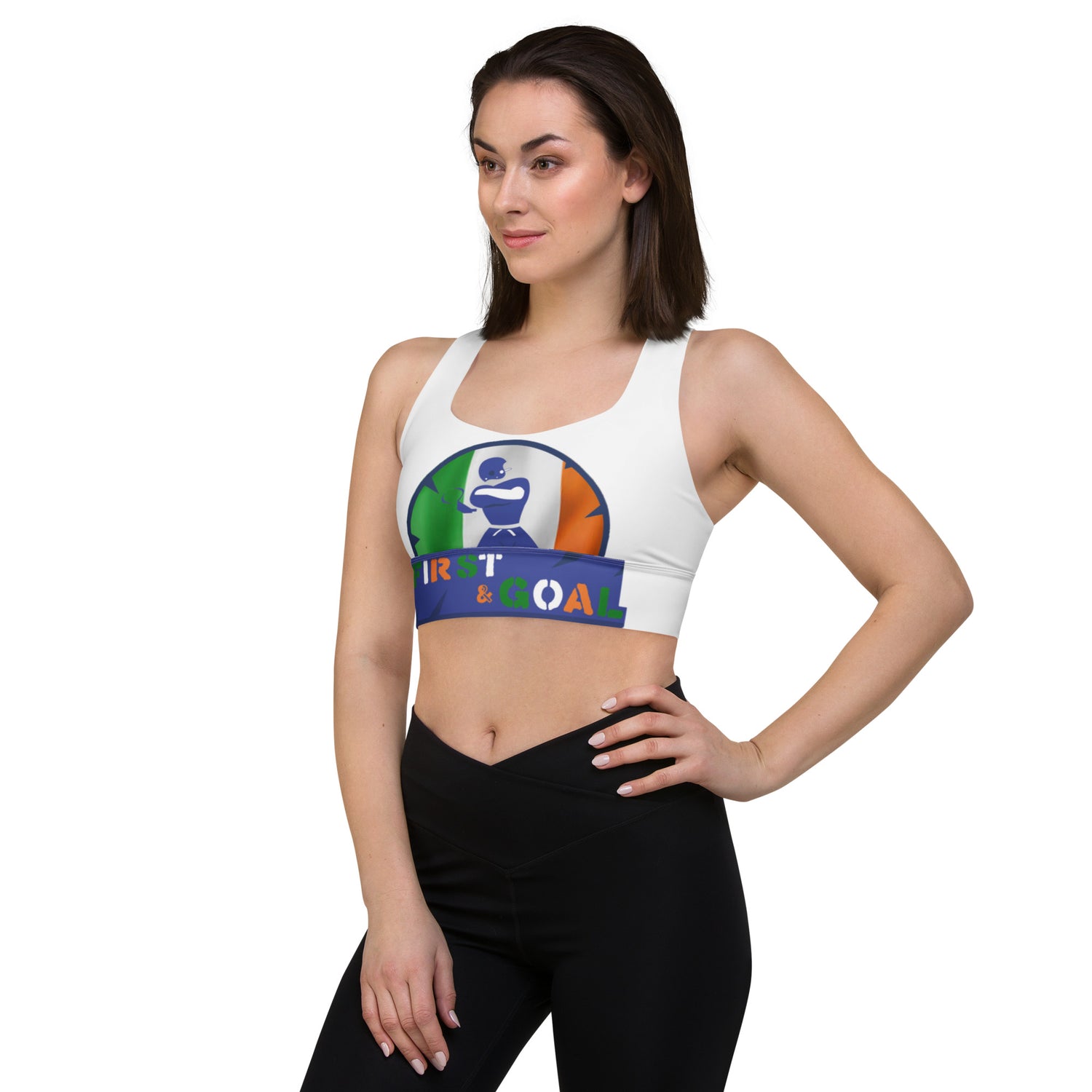 Longline sports bra