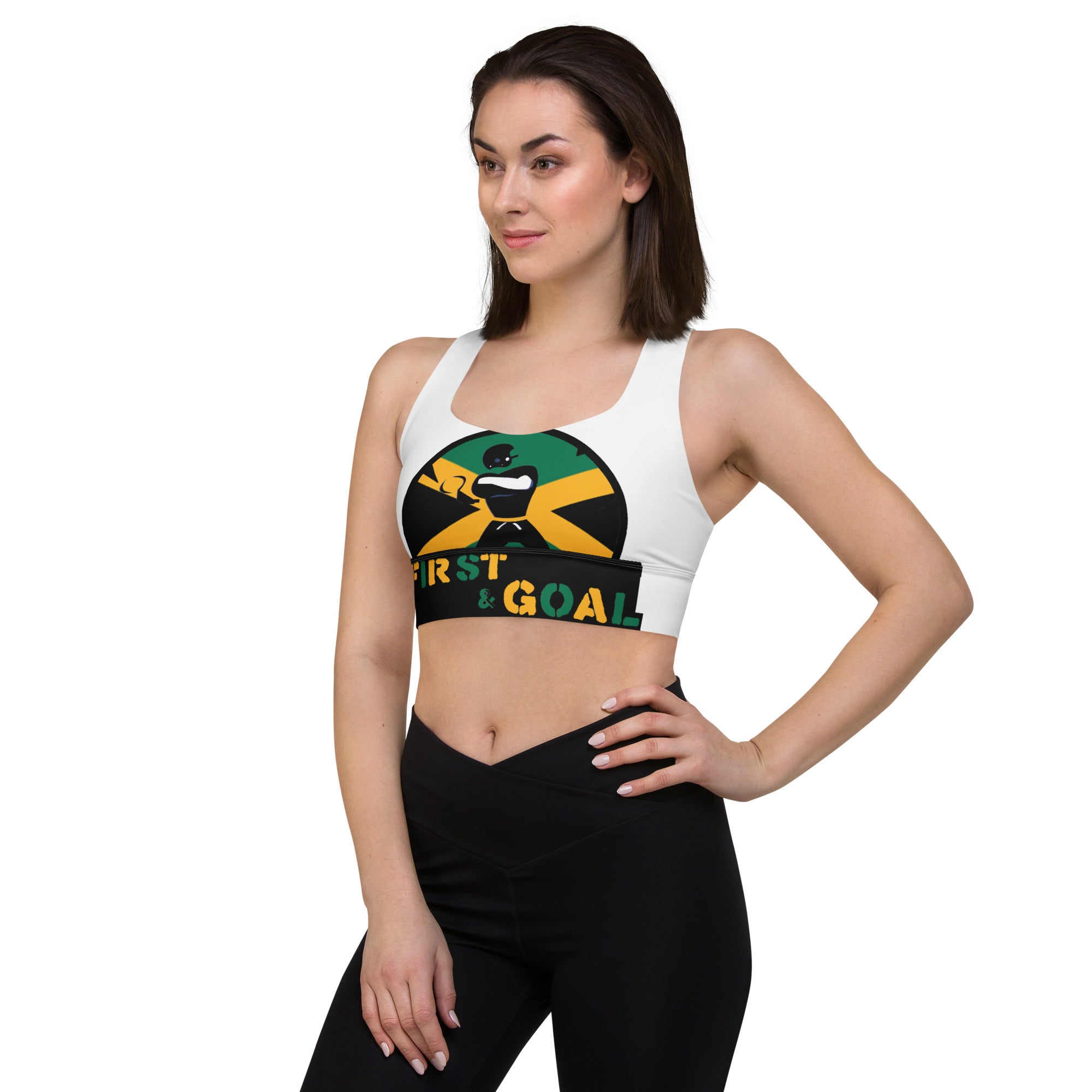 Longline sports bra