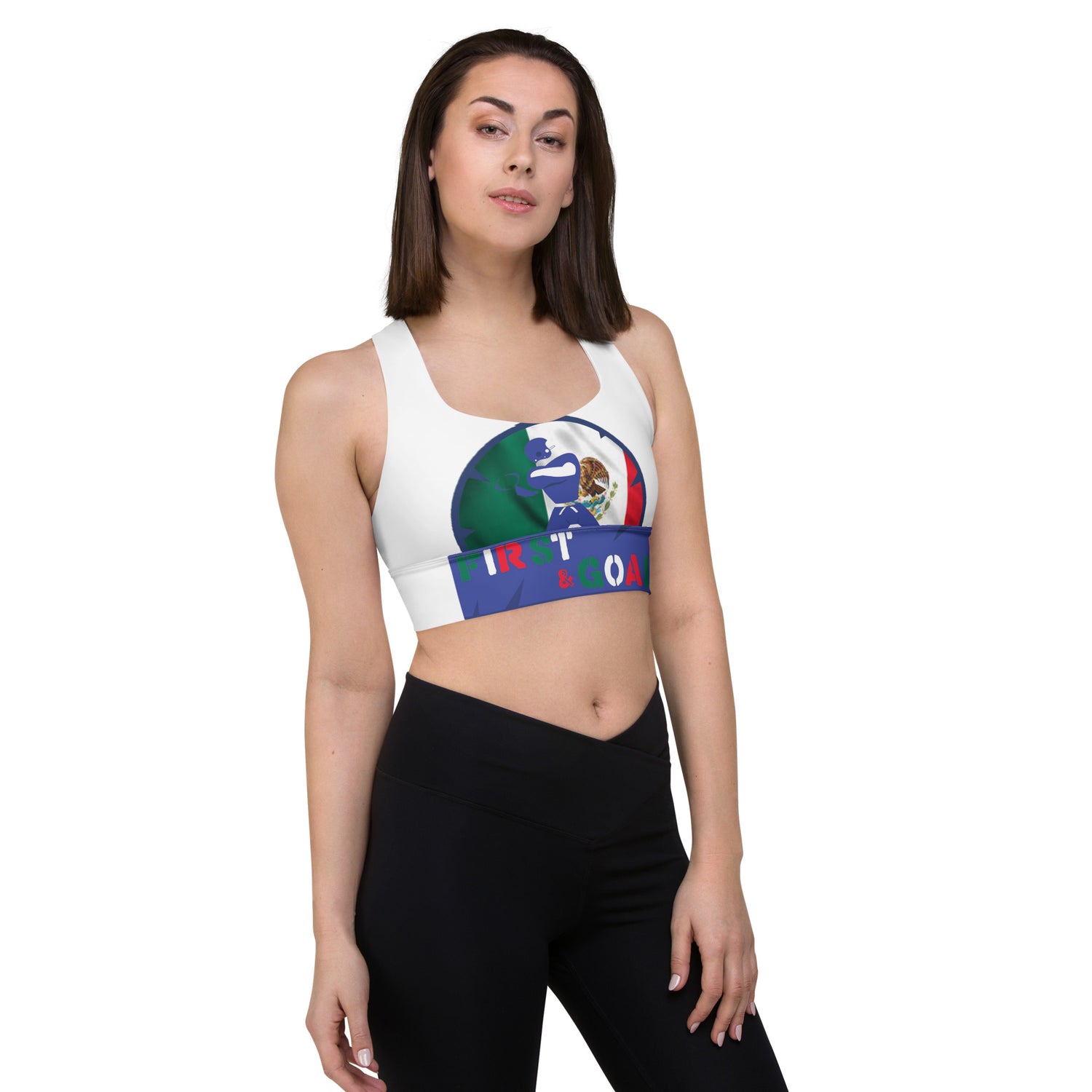 Longline sports bra