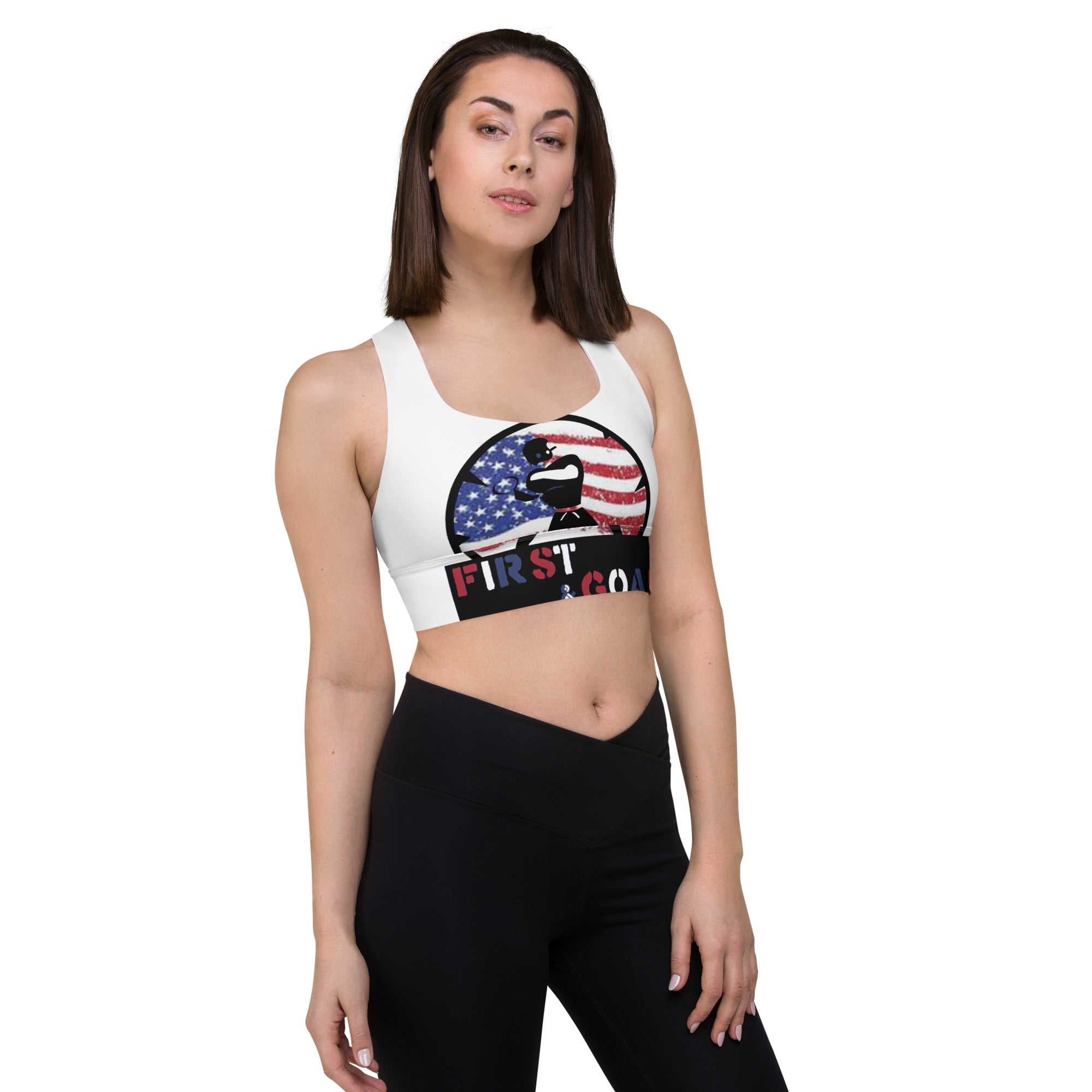 Longline sports bra