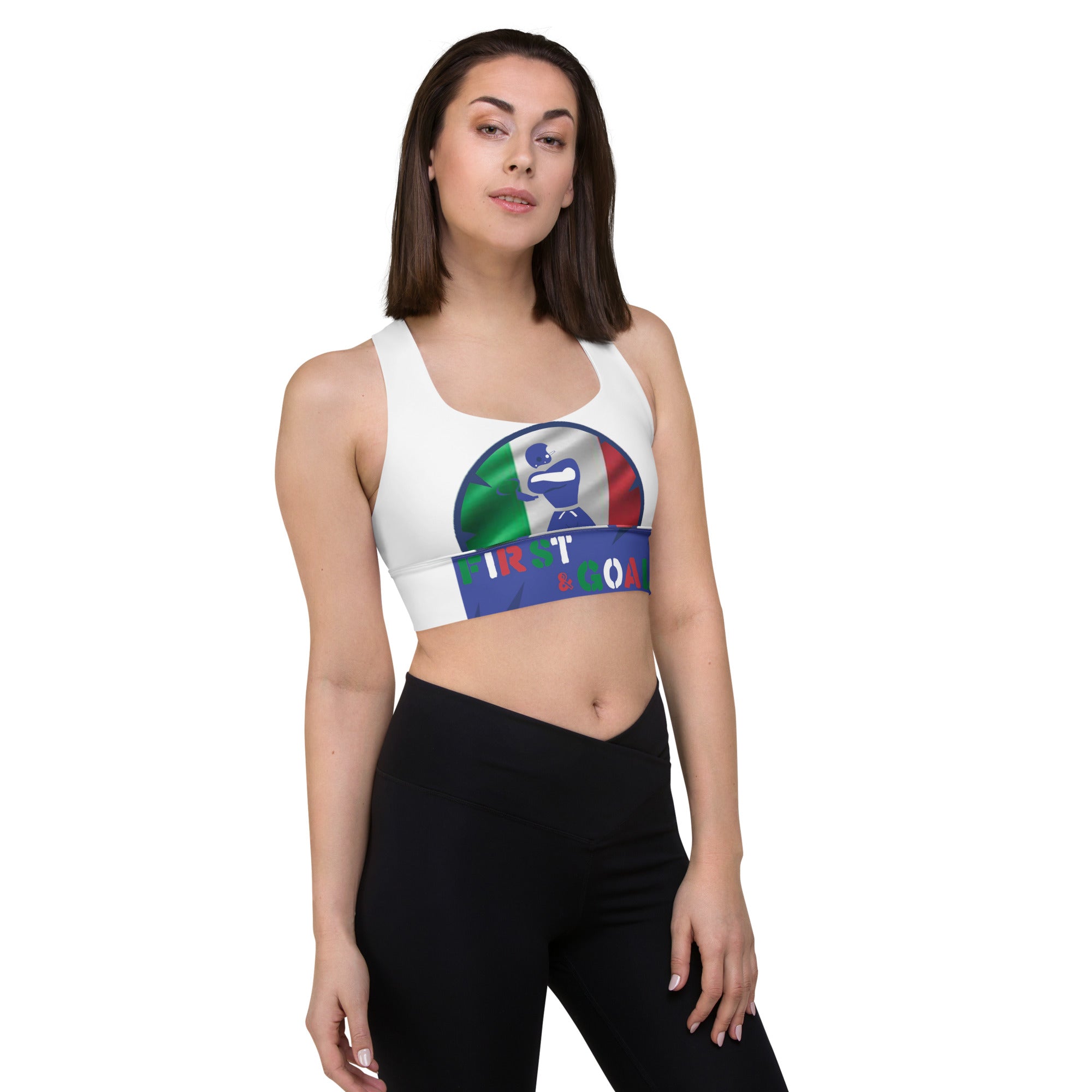 Longline sports bra