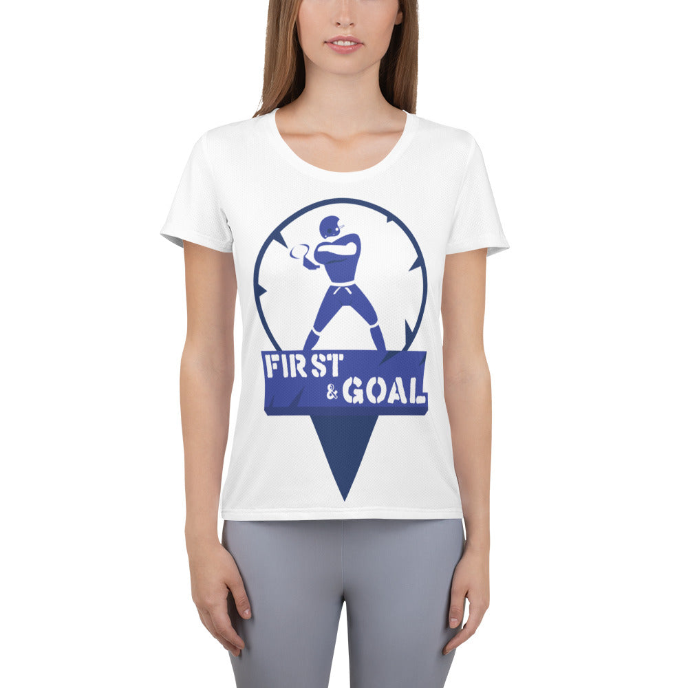 All-Over Print Women's Athletic T-Shirt