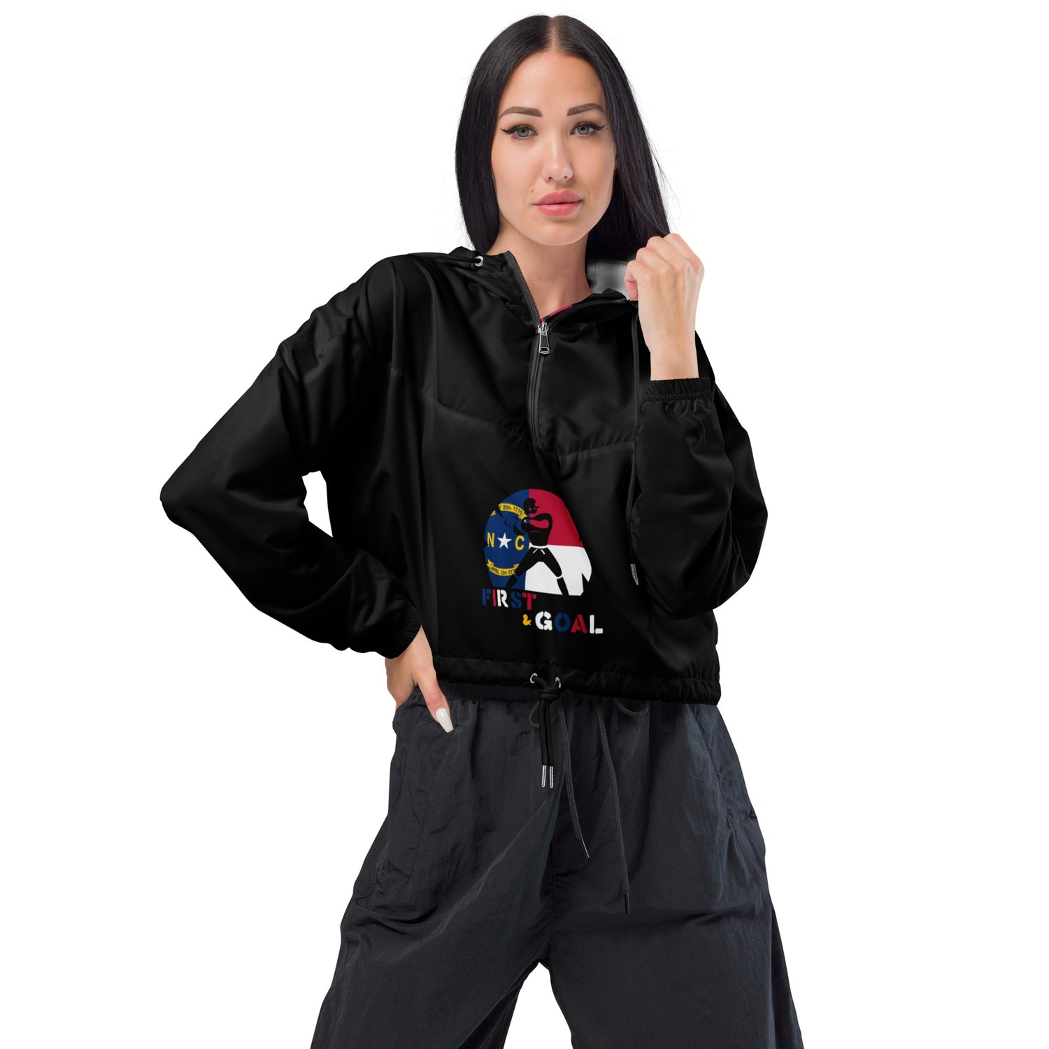 Women’s cropped windbreaker