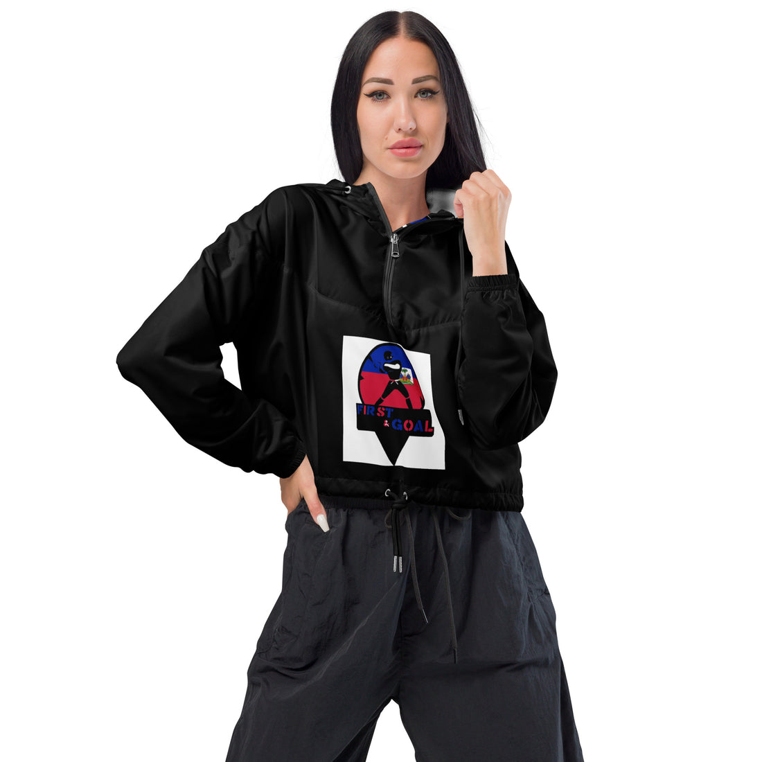 Women’s cropped windbreaker