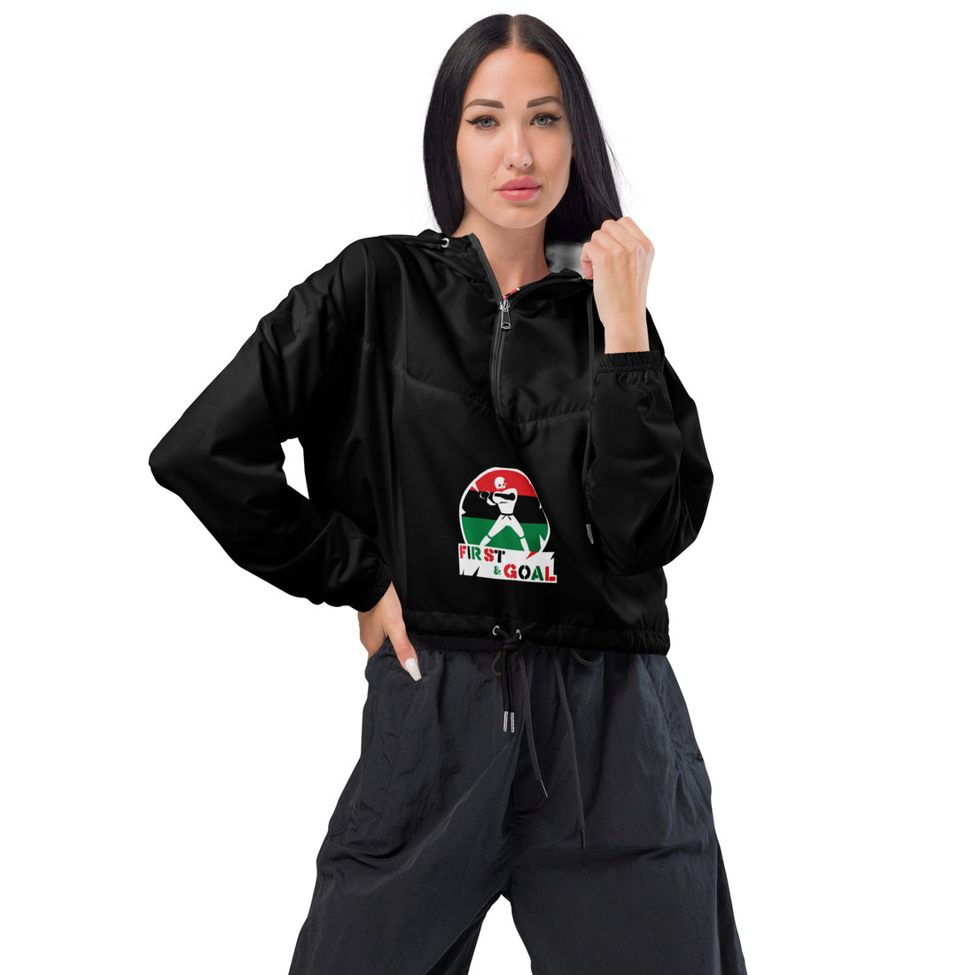 Women’s cropped windbreaker