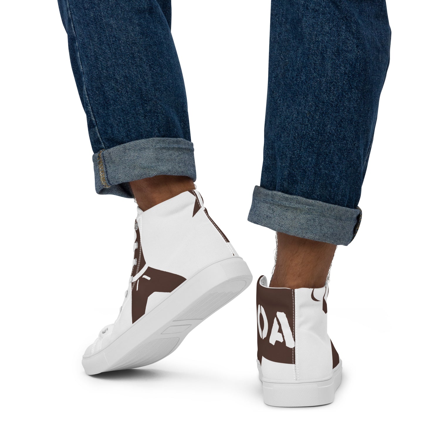 Men’s high top canvas shoes