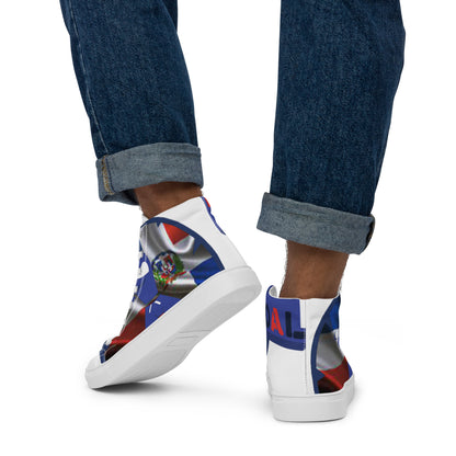 Men’s high top canvas shoes