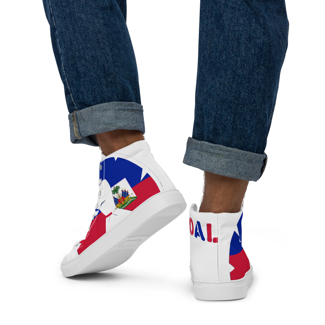 Men’s high top canvas shoes