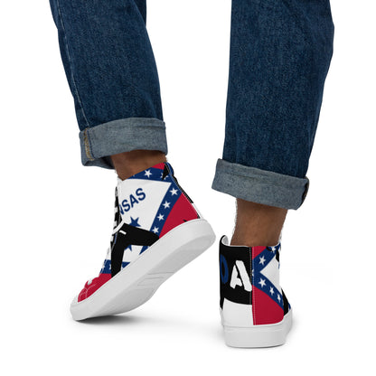 Men’s high top canvas shoes