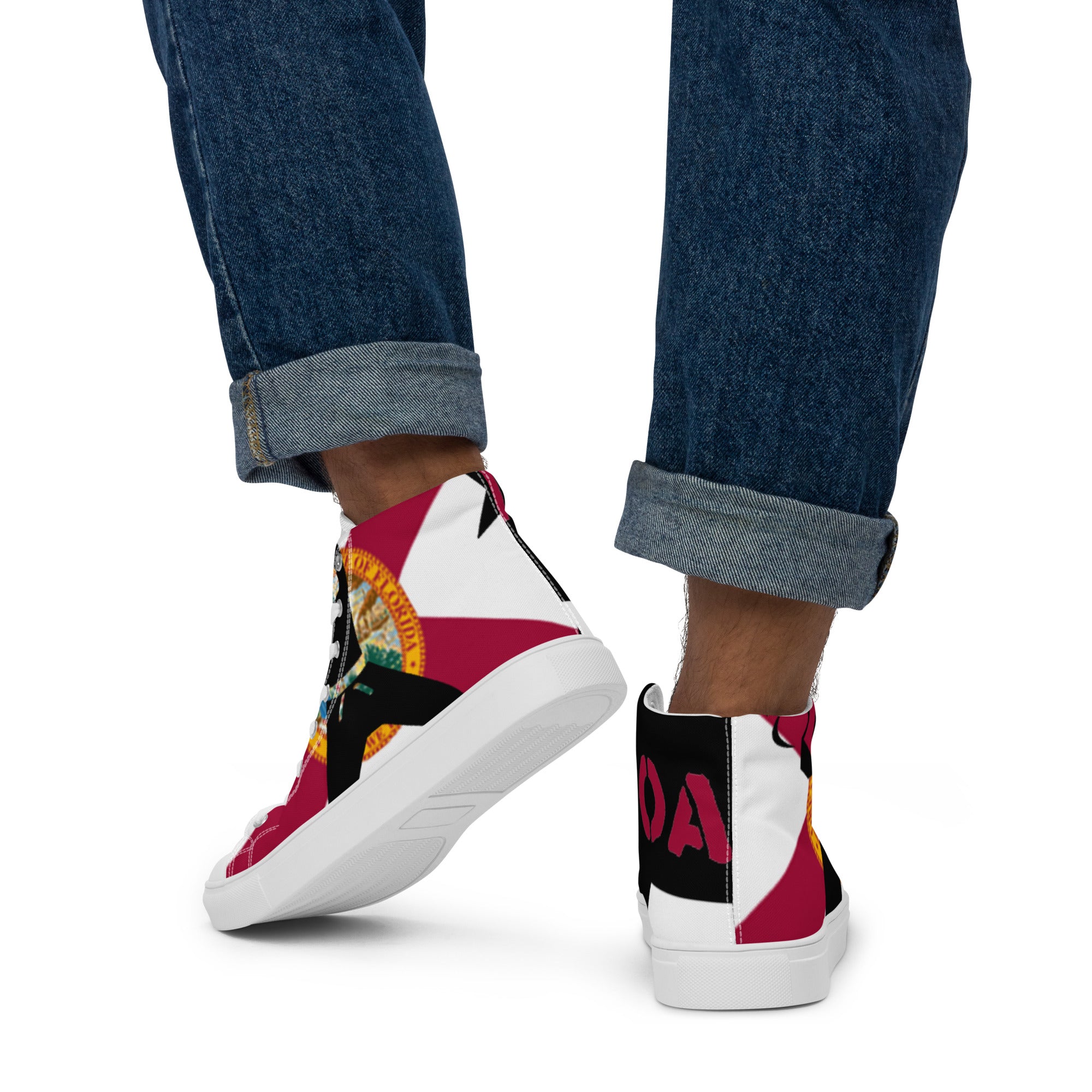 Men’s high top canvas shoes