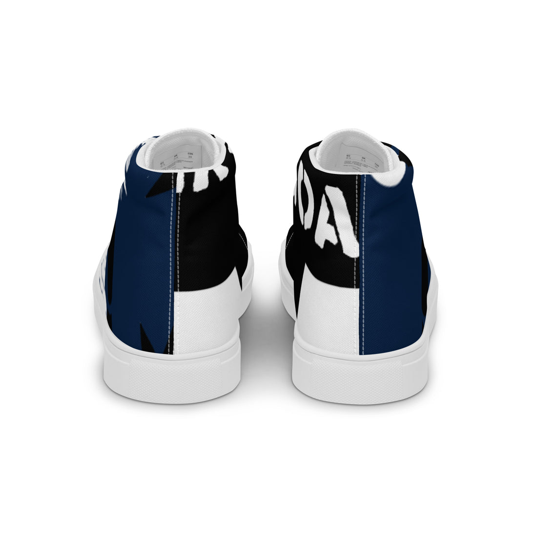 Men’s high top canvas shoes