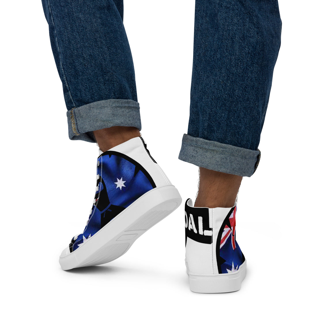 Men’s high top canvas shoes