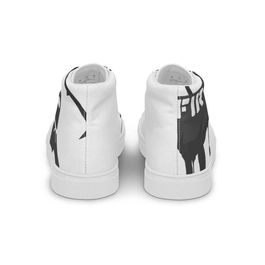 Men’s high top canvas shoes