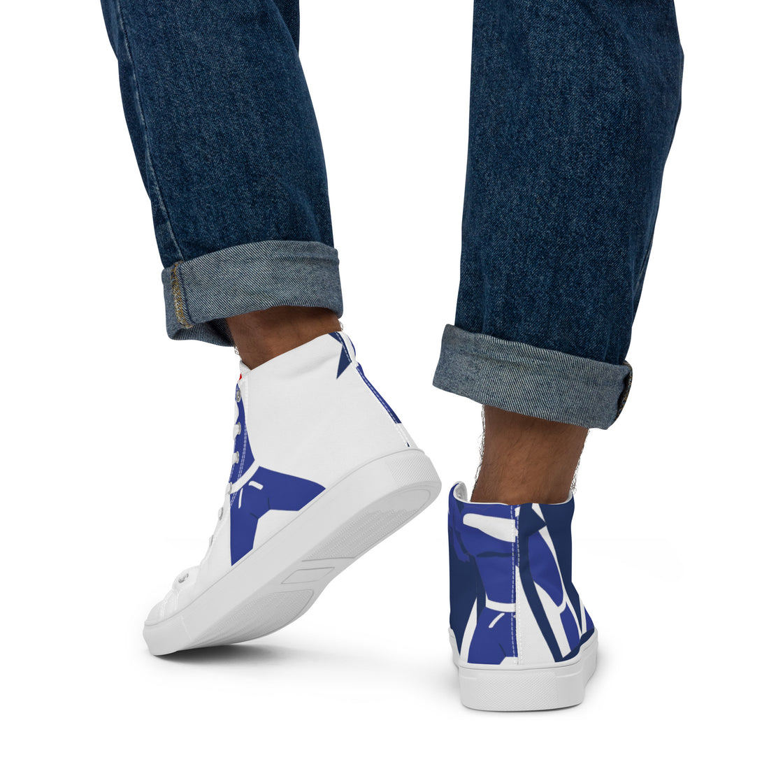 Men’s high top canvas shoes