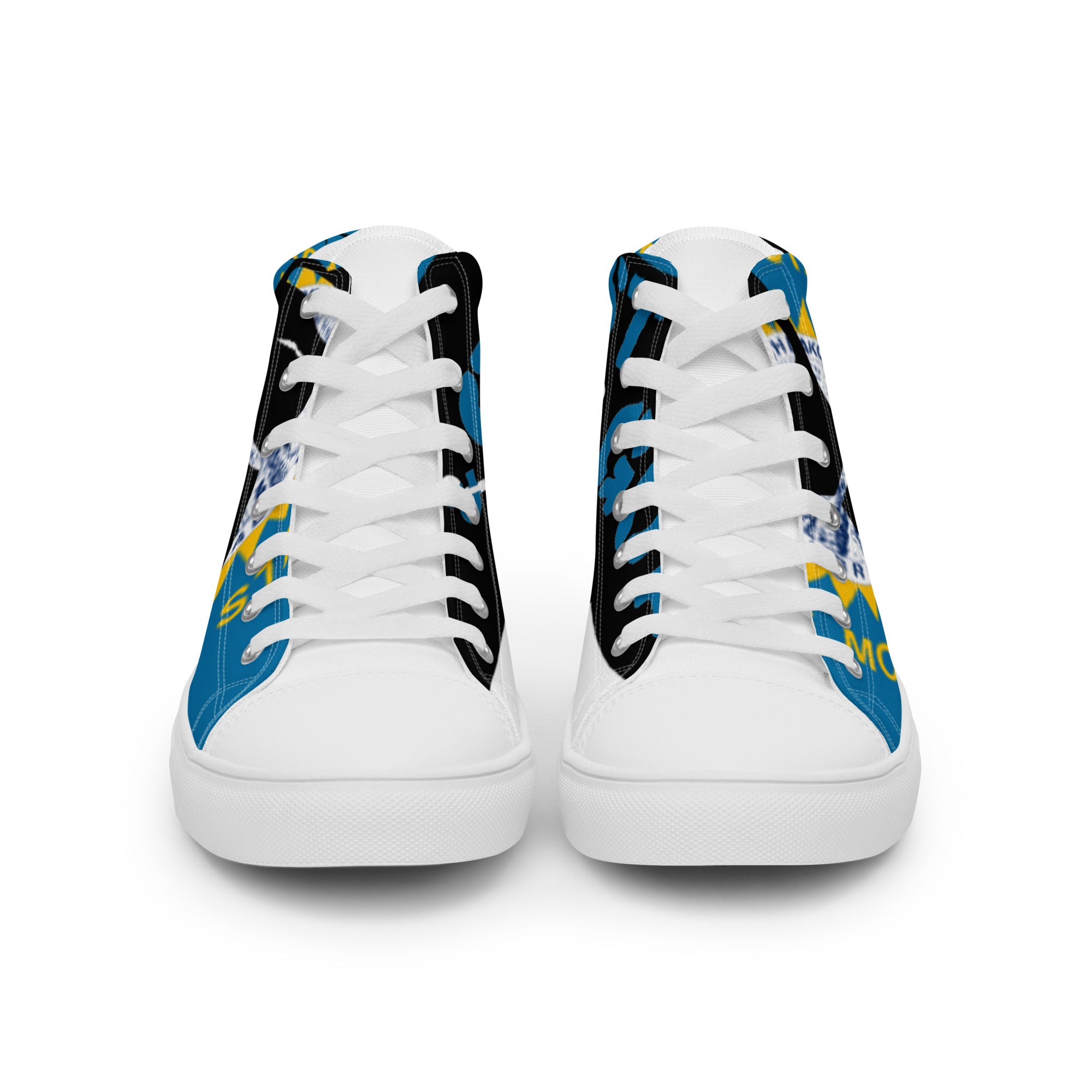 Men’s high top canvas shoes