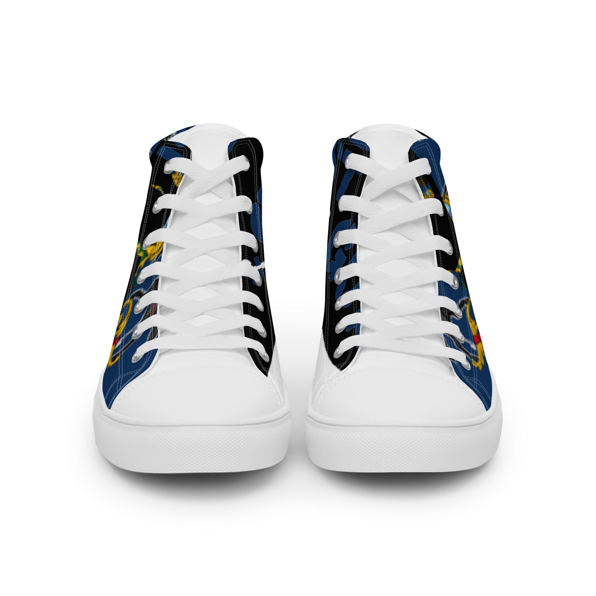 Men’s high top canvas shoes