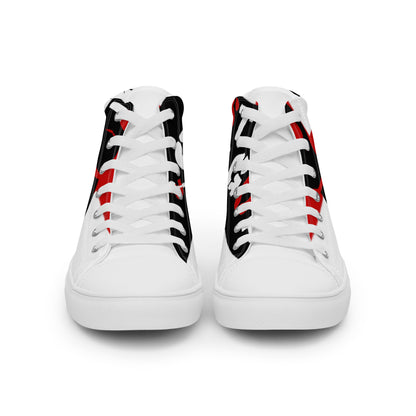 Men’s high top canvas shoes