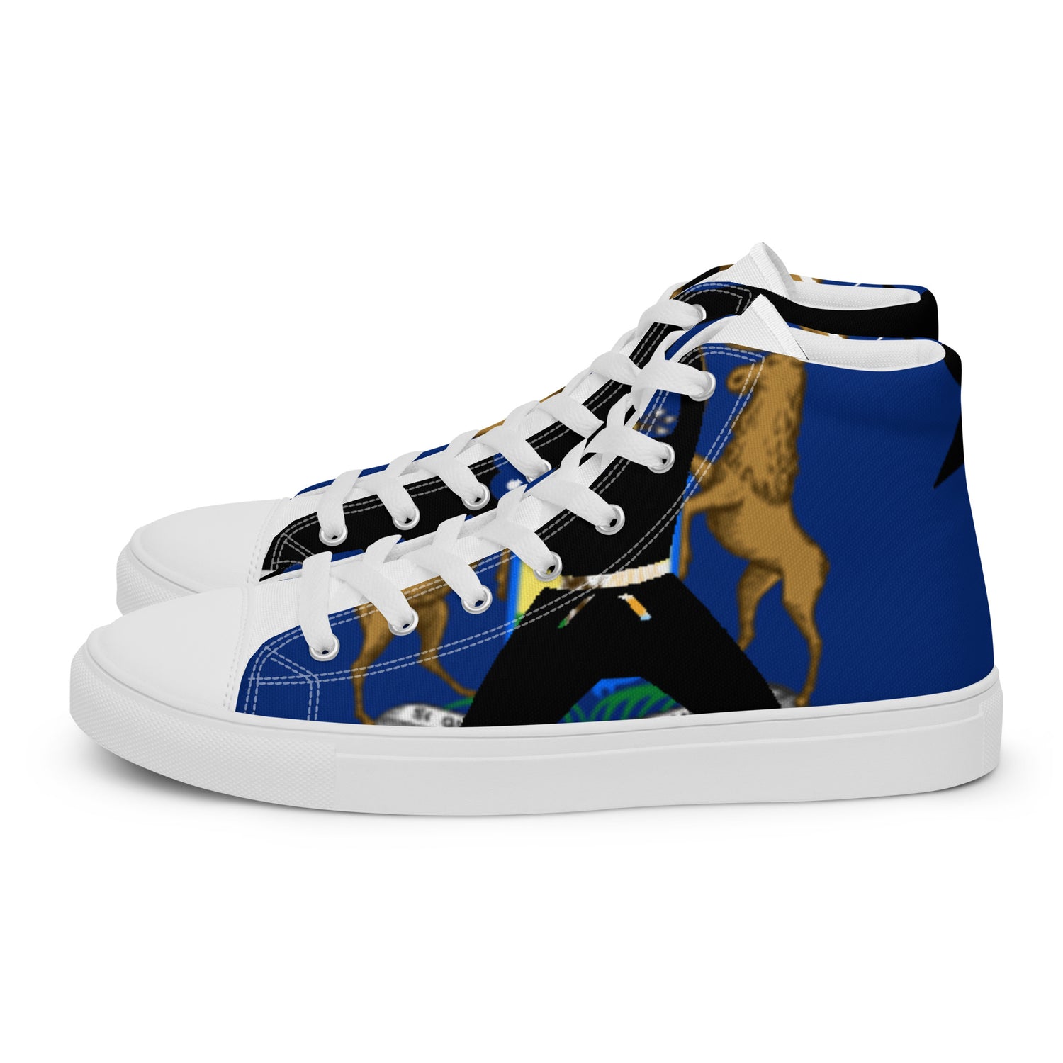 Men’s high top canvas shoes