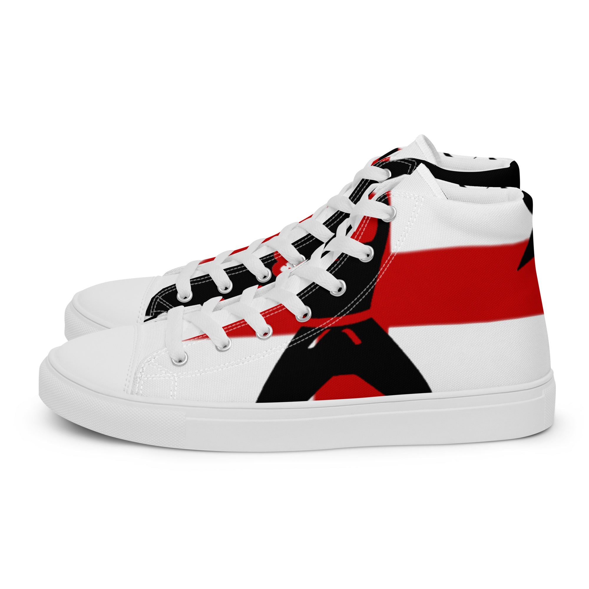 Men’s high top canvas shoes