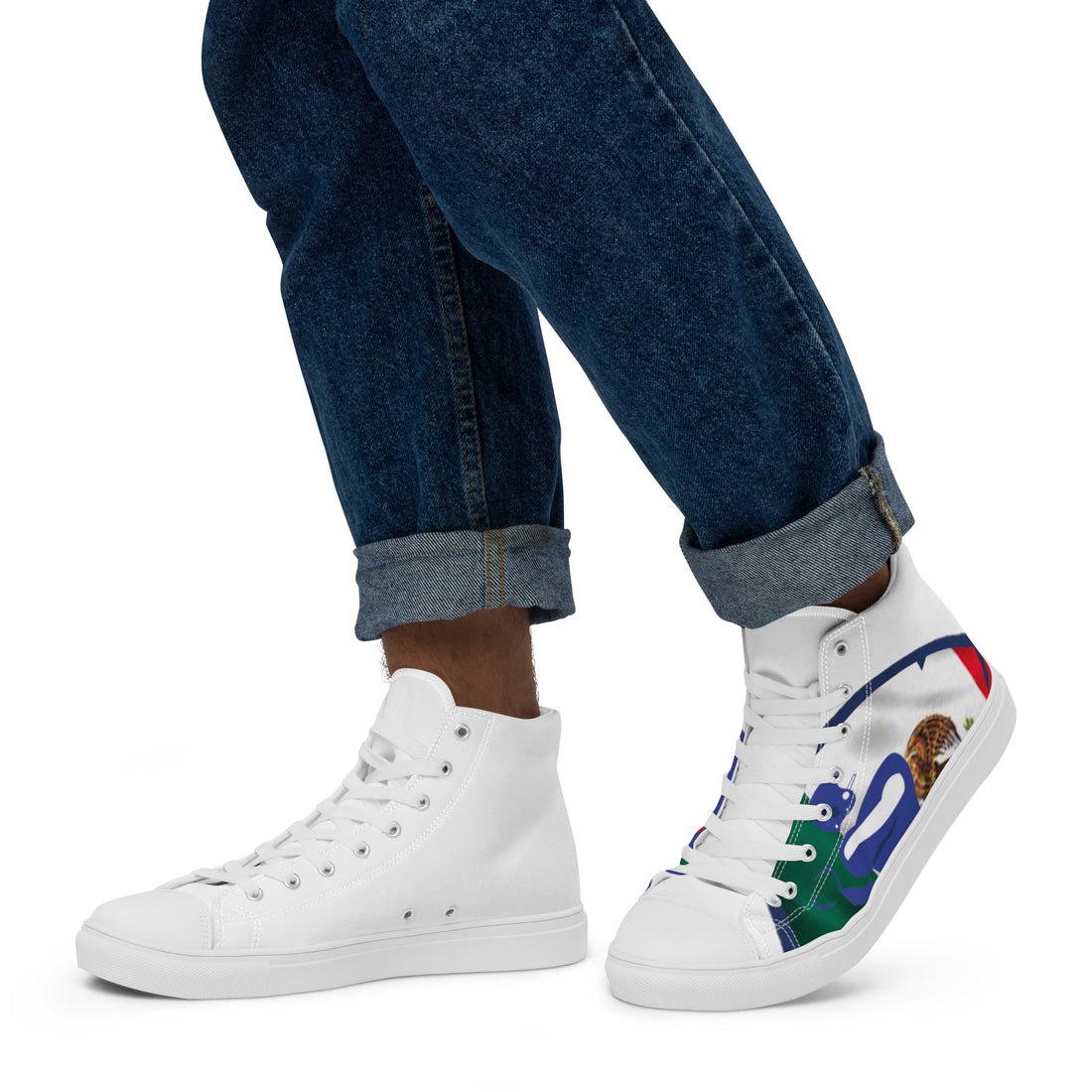 Men’s high top canvas shoes