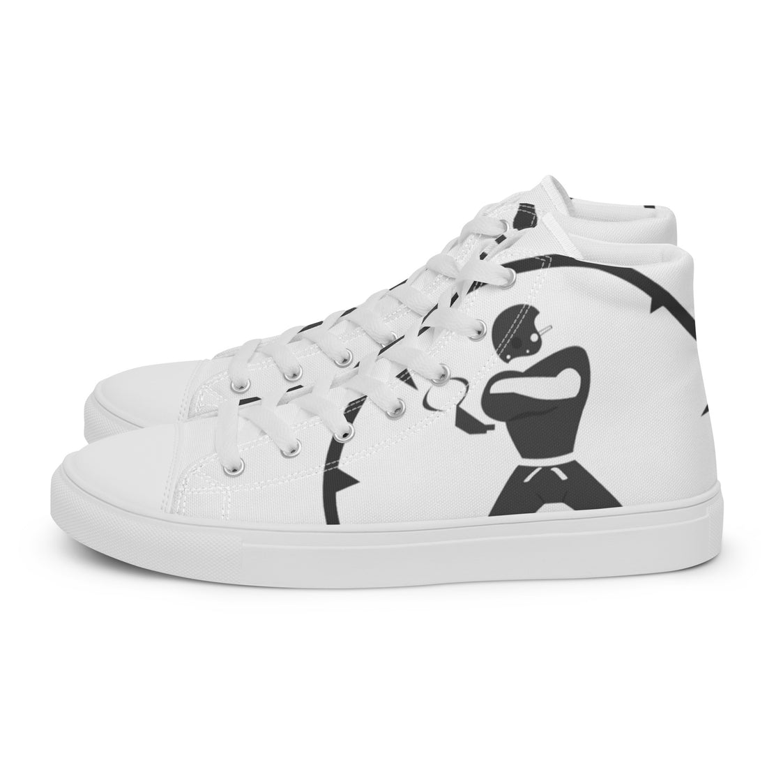 Men’s high top canvas shoes