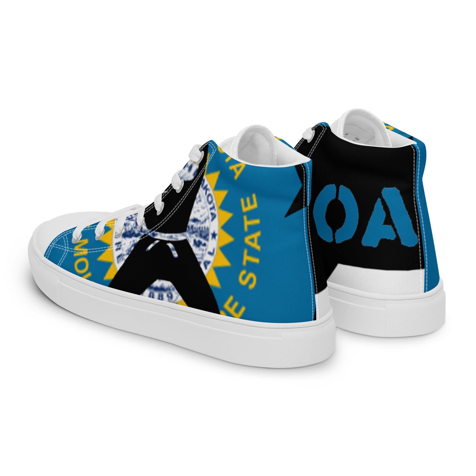 Men’s high top canvas shoes