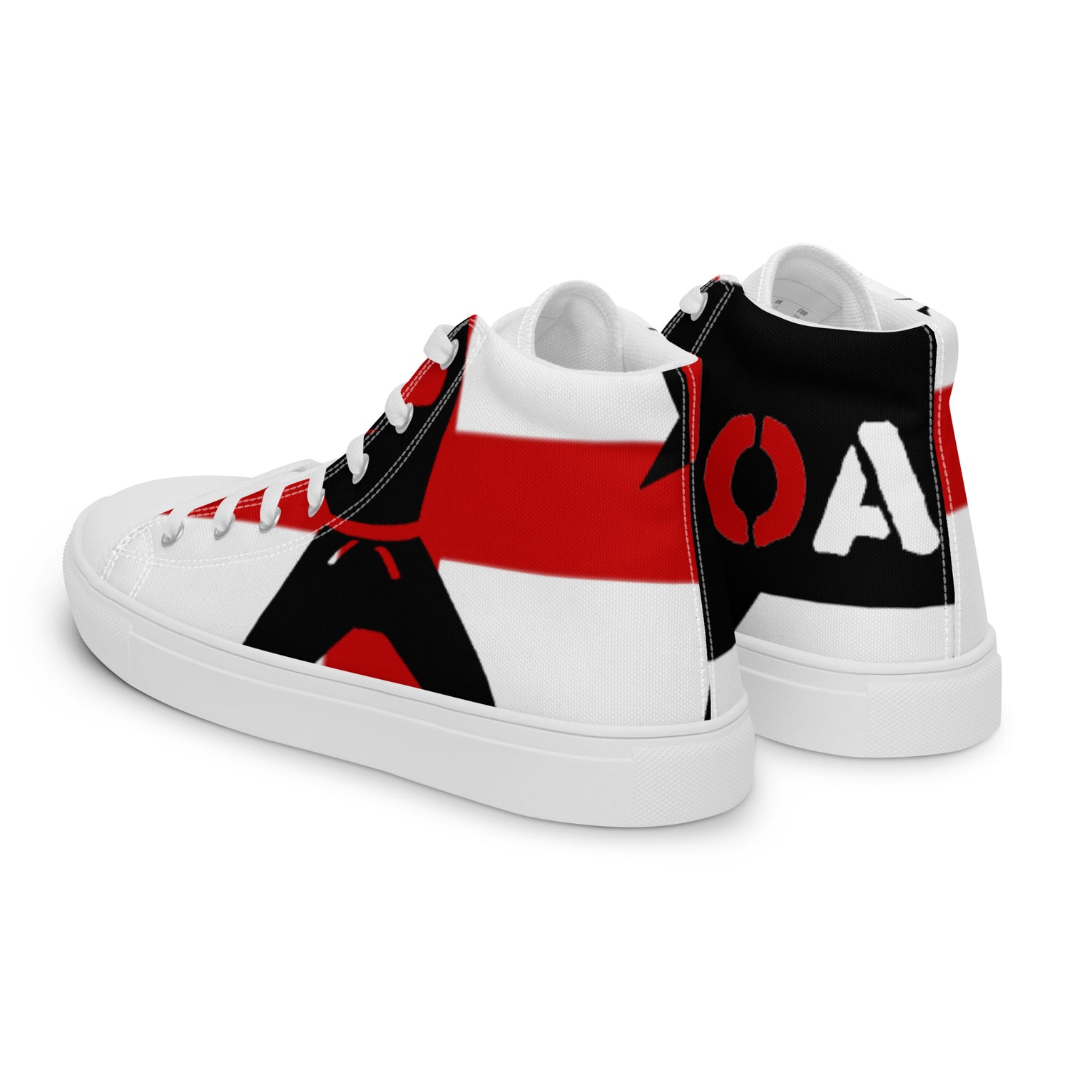 Men’s high top canvas shoes