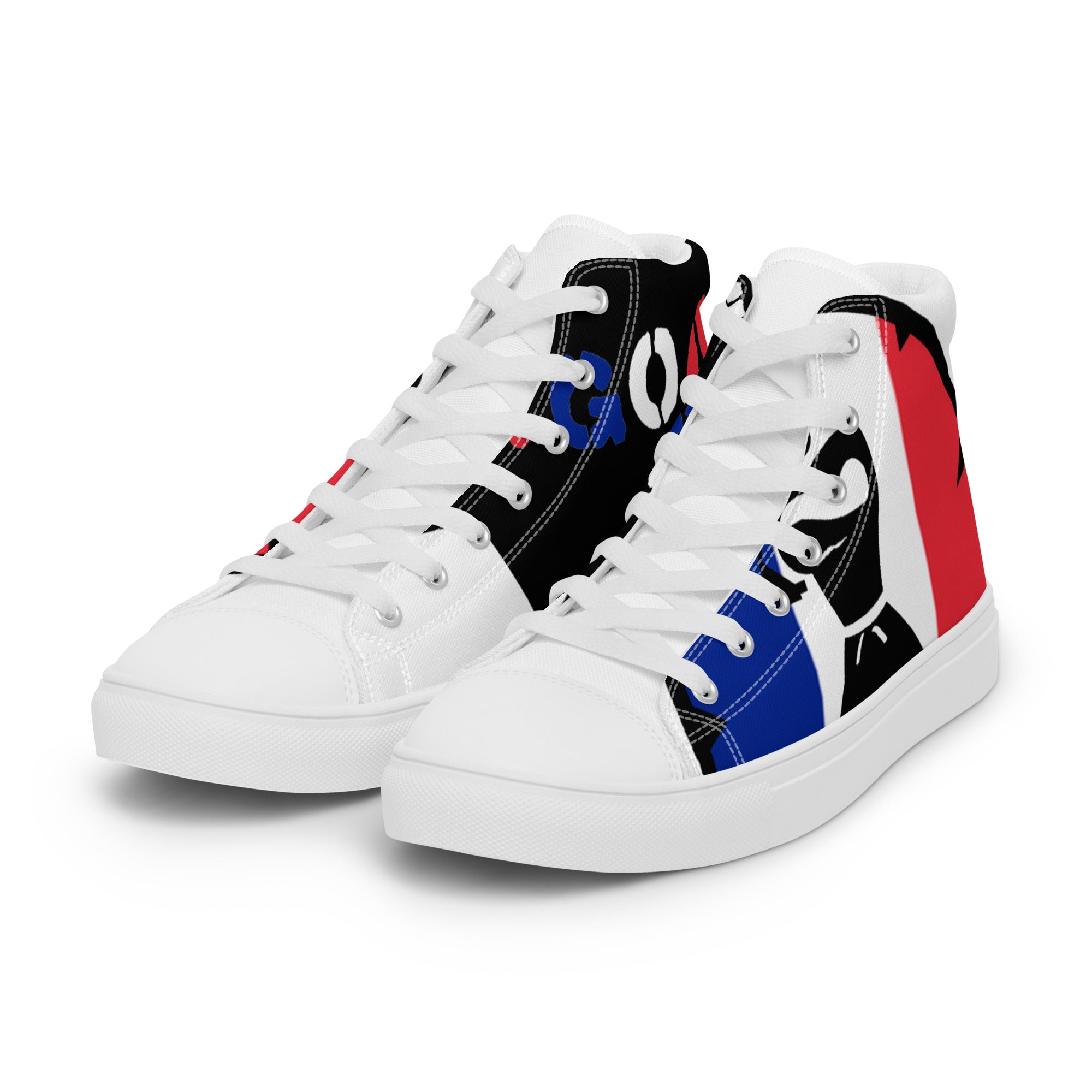 Men’s high top canvas shoes