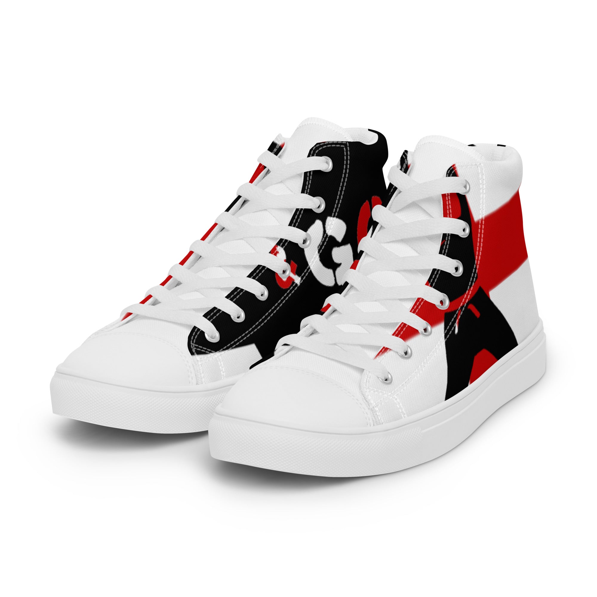 Men’s high top canvas shoes