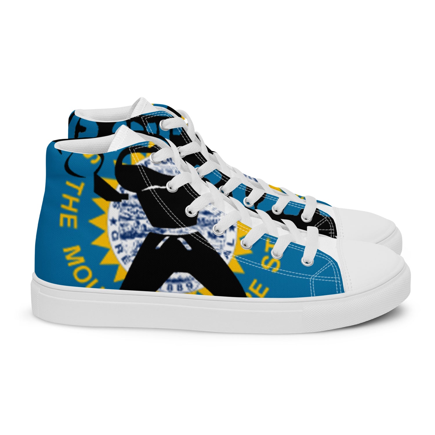 Men’s high top canvas shoes