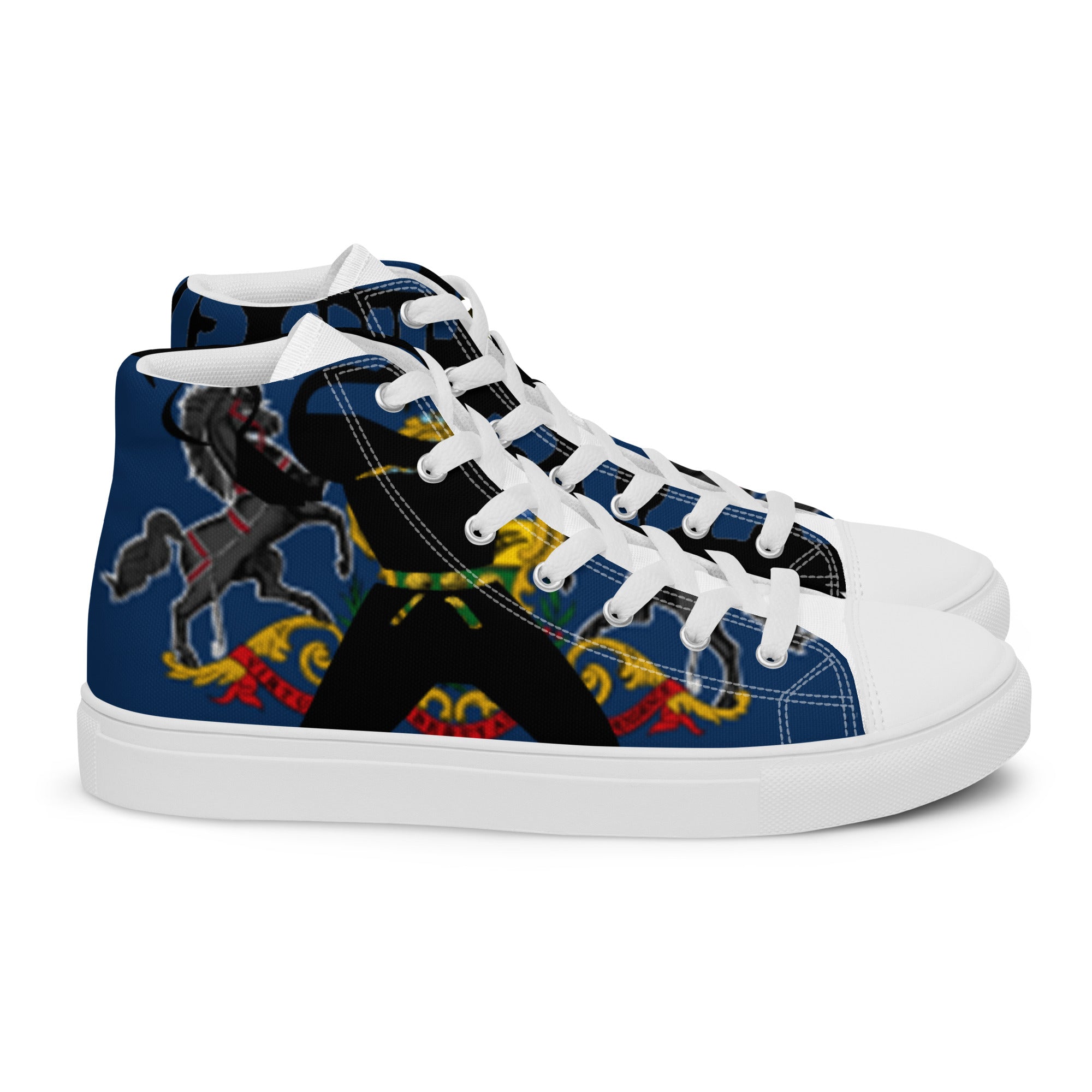 Men’s high top canvas shoes