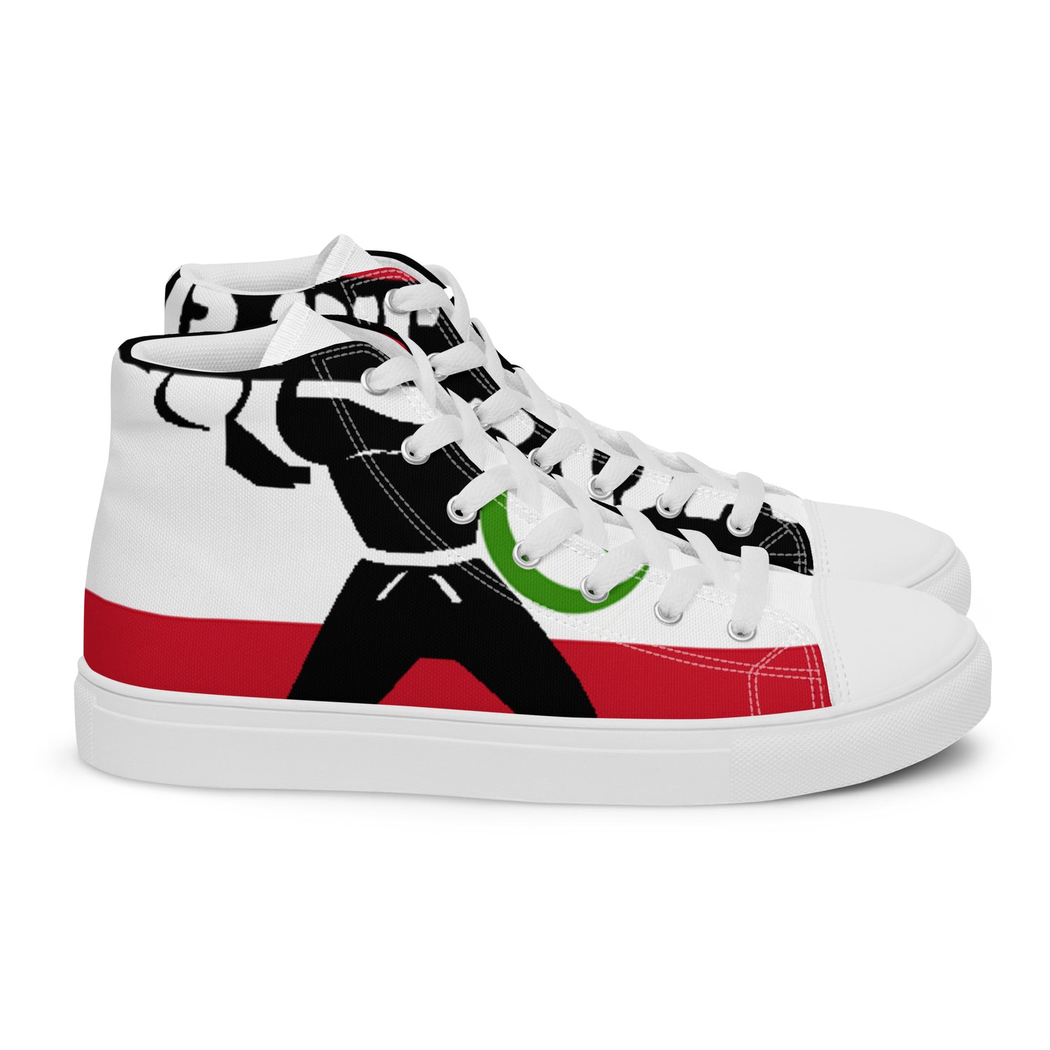 Men’s high top canvas shoes