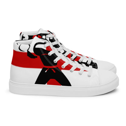 Men’s high top canvas shoes