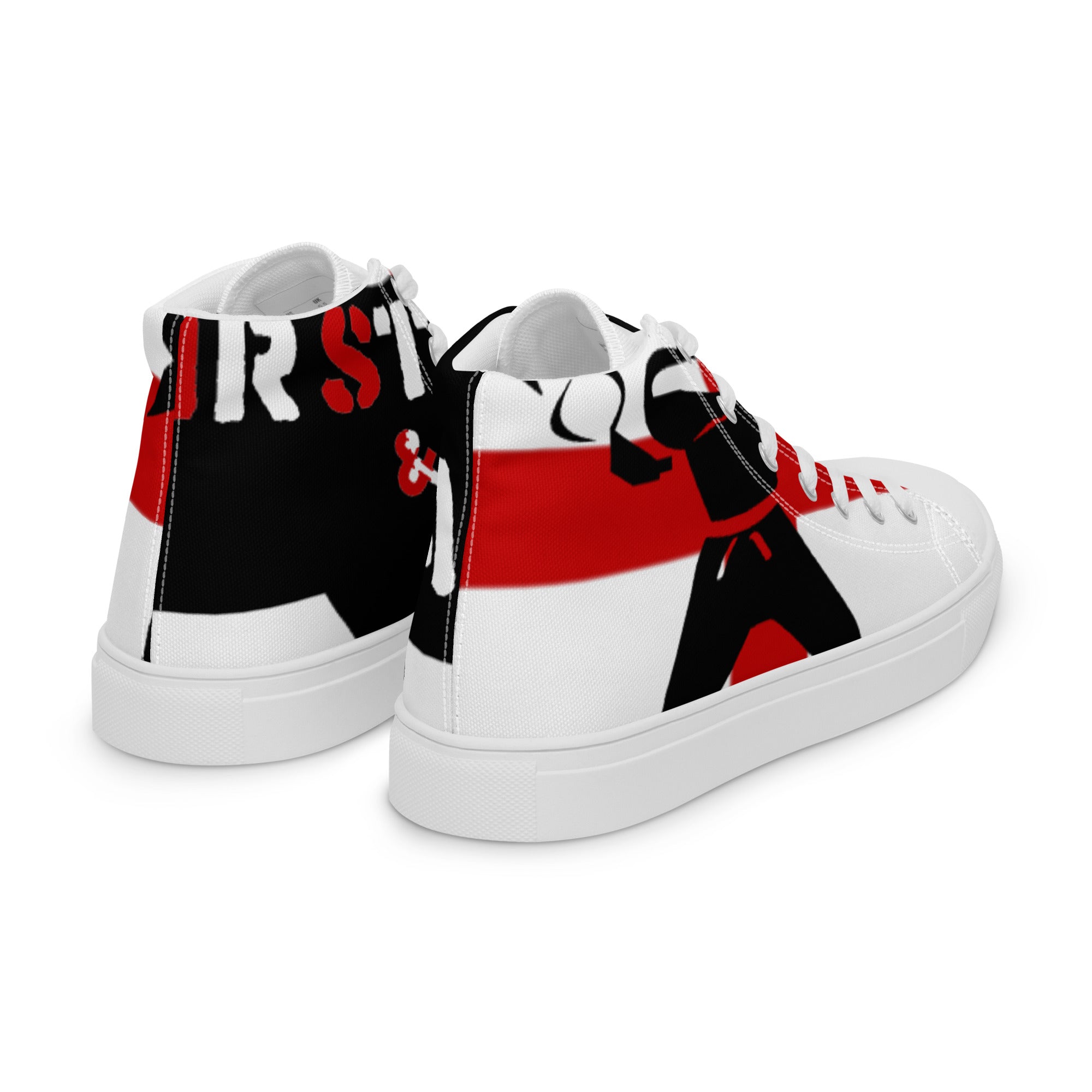 Men’s high top canvas shoes