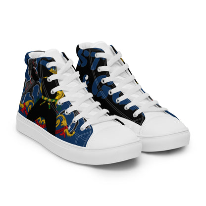 Men’s high top canvas shoes