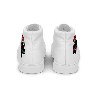 Women’s high top canvas shoes