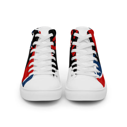 Women’s high top canvas shoes