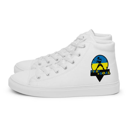 Women’s high top canvas shoes