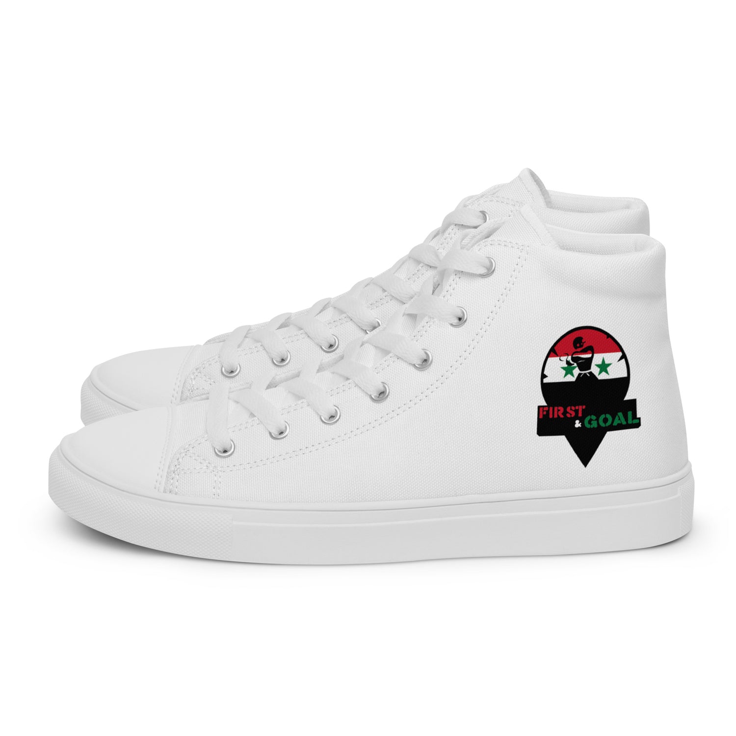 Women’s high top canvas shoes