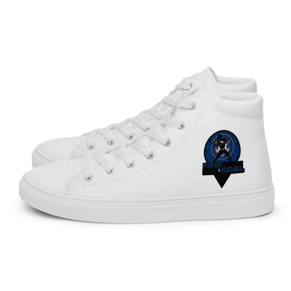 Women’s high top canvas shoes